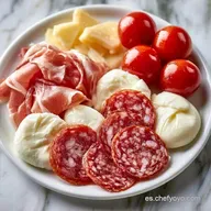 Tabla De Antipasti Italiana Con Embutidos