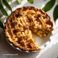 Tarta de Manzana F&aacute;cil para 8 Porciones
