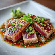 Tataki de At&uacute;n Pan-Seared for 47 Minutes