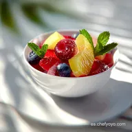 Tinto de Verano con Fruta: Receta Espa&ntilde;ola para 4 Porciones