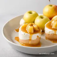 Vasitos Yogur Manzana Caramelizada Un Postre Delicioso y F&aacute;cil