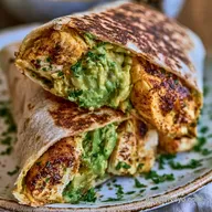 Wrap Pollo Aguacate En 15 Minutos