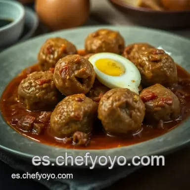 Albondigas en Salsa: Receta de la Abuela (y un Secreto) Tarjeta de receta