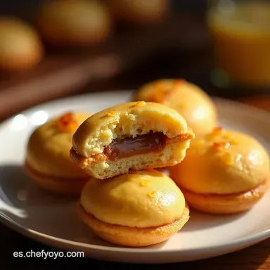 Alfajores con Dulce de Leche Caseros Receta de Maicena Tarjeta de receta