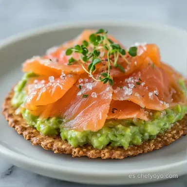 Aperitivo Salm&oacute;n Ahumado en 10 Minutos Tarjeta de receta