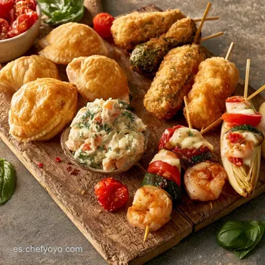 23 Aperitivos Salados Fáciles: Fríos, Hojaldres y Para Fiestas