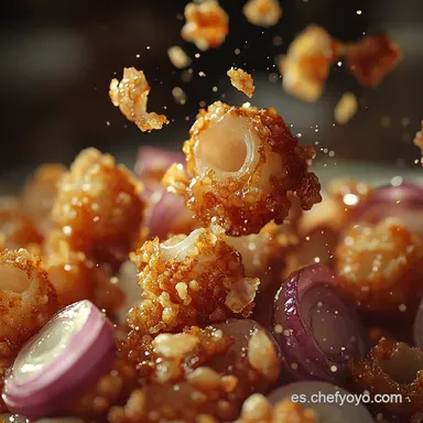 Aros de Cebolla Crujientes Mi truco infalible con cerveza Receta Casera Tarjeta de receta