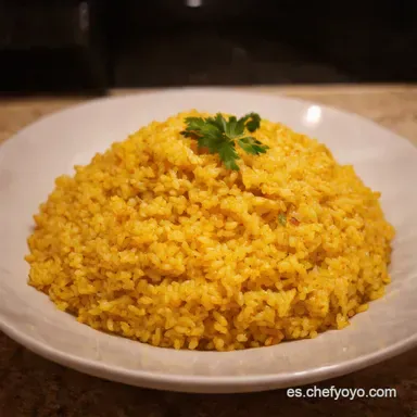 Arroz a la Cubana Mi Receta Favorita y F&aacute;cil Tarjeta de receta