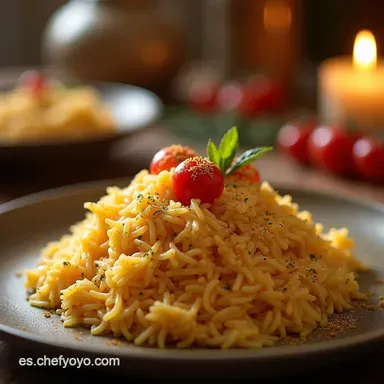 Arroz &Aacute;rabe Perfecto Receta de Cabello de &Aacute;ngel para Fiestas Tarjeta de receta