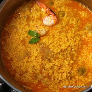 Arroz Caldoso de Mariscos Receta F&aacute;cil y Deliciosa Tarjeta de receta