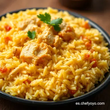 Arroz con Pollo Receta Espa&ntilde;ola: El Secreto de mi Abuela Tarjeta de receta
