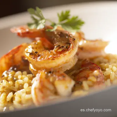Arroz con Gambas y Calamares: &iexcl;Receta F&aacute;cil y Deliciosa! Tarjeta de receta