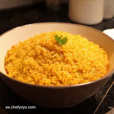 Arroz 3 Delicias Mi Secreto para un Cl&aacute;sico ChinoEspa&ntilde;ol Tarjeta de receta