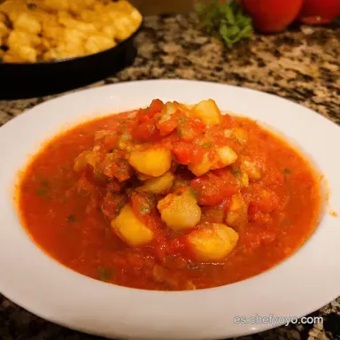 Salsa Brava Aut&eacute;ntica El Secreto de las Bravas Perfectas Tarjeta de receta