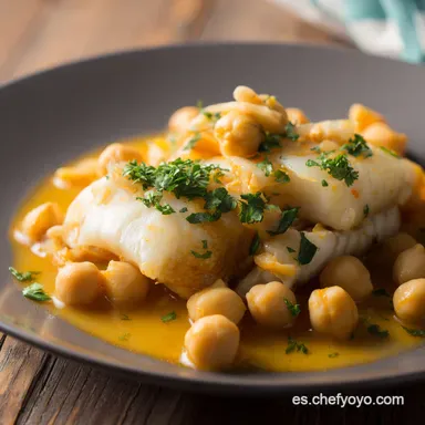 Bacalao con Garbanzos a la Madrile&ntilde;a: &iexcl;Receta de Abuela F&aacute;cil! Tarjeta de receta