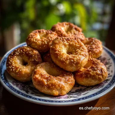 Mini Rosquillas o Bagels Keto RECETAS: Textura El&aacute;stica y Crujiente Tarjeta de receta