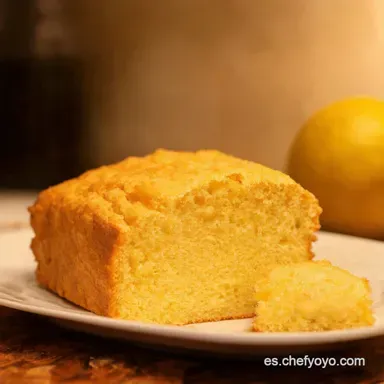 Bizcocho al Horno Receta F&aacute;cil de Lim&oacute;n Como el de la Abuela Tarjeta de receta