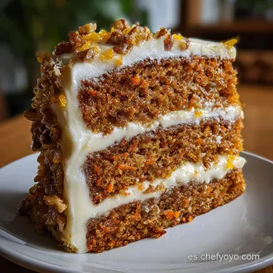Bizcocho de Zanahoria Casero: Jugoso y Esponjoso Tarjeta de receta
