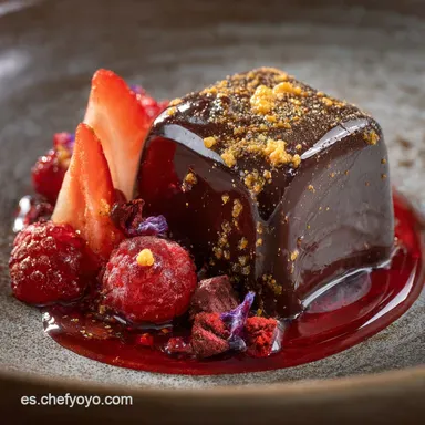 BOMBONES DE FRAMBUESA: Receta con Ganache Cremoso y Chocolate Brillante Tarjeta de receta