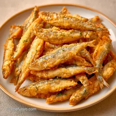 Boquerones Fritos En Freidora De Aire Tarjeta de receta