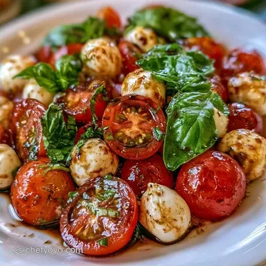 Brochetas Tomate Mozzarella en 15 Minutos