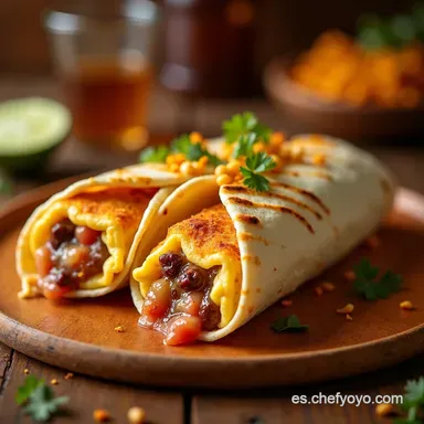 Taco Bell Grilled Stuffed Burrito Casero M&aacute;s Rico Que el Original Tarjeta de receta