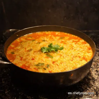 Caldo Paella El Secreto Valenciano para un Arroz de &Oacute;rdago Tarjeta de receta