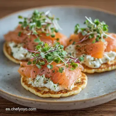 Canap&eacute;s Elegantes para 24 Piezas Tarjeta de receta
