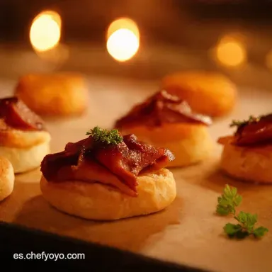 Canap&eacute;s Ib&eacute;ricos Un Bocado de Espa&ntilde;a F&aacute;cil para tus Fiestas Tarjeta de receta