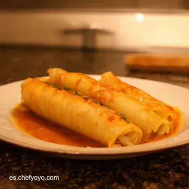 Canel&oacute;n de At&uacute;n Cremoso Receta F&aacute;cil y Deliciosa Tarjeta de receta