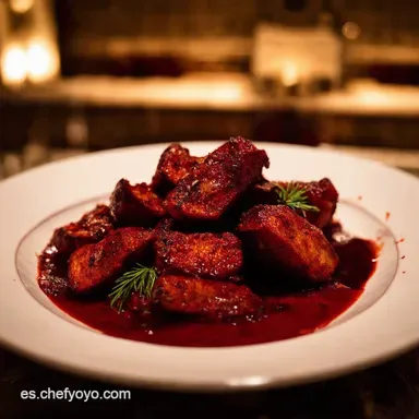 Carrilladas al Vino Tinto Receta Andaluza Para Fiesta Tarjeta de receta