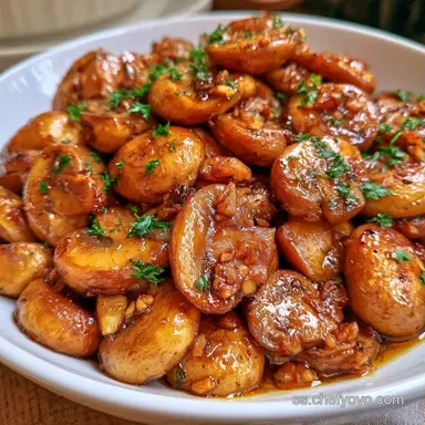Champiñones Al Ajillo Para 4 Personas Tarjeta de receta