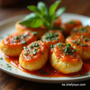 Champi&ntilde;ones Rellenos a la Madrile&ntilde;a Mi Secreto Espa&ntilde;ol Tarjeta de receta