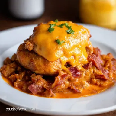 Cheesy Bacon BBQ Chicken Mi Receta Estilo Monterrey Tarjeta de receta