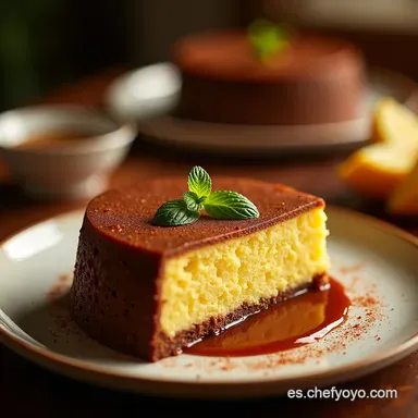 Mi Receta Estrella de Chocoflan El Pastel Imposible que Enamora Tarjeta de receta