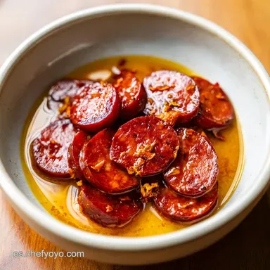 Chorizos a la Sidra en 25 Minutos Tarjeta de receta