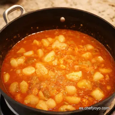 Cocido Madrile&ntilde;o Aut&eacute;ntico Receta con Ingredientes Secretos Tarjeta de receta