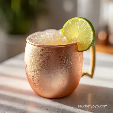C&oacute;ctel Moscow Mule en 5 Minutos Tarjeta de receta