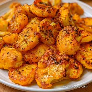 Coliflor En Freidora Crujiente Tarjeta de receta