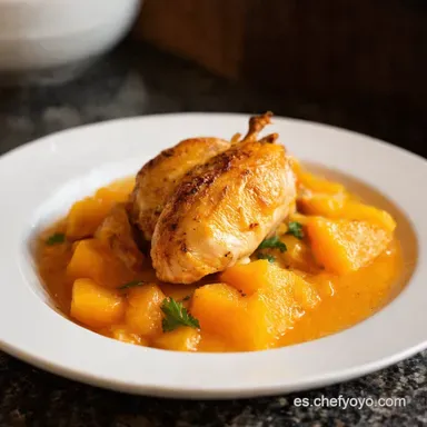 Contramuslo de Pollo a la Naranja Receta F&aacute;cil y Jugosa Tarjeta de receta