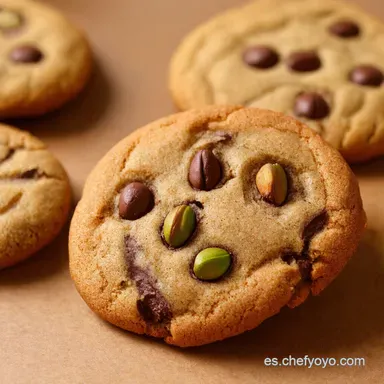 Cookies con pepitas de chocolate Receta F&aacute;cil y Deliciosa Tarjeta de receta