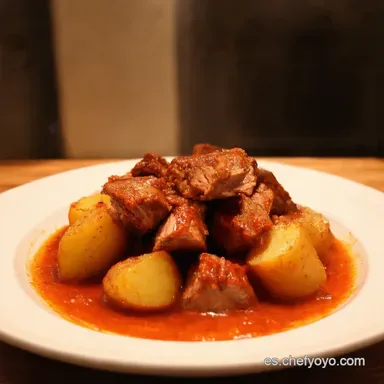Costillas Adobadas con Patatas Receta de la Abuela Tarjeta de receta