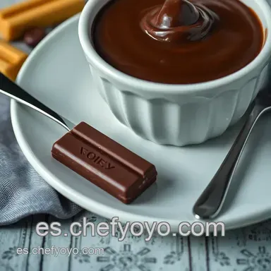 Crema de Chocolate F&aacute;cil: &iexcl;Un Postre "O&iacute;do Cocina!" Delicioso Tarjeta de receta