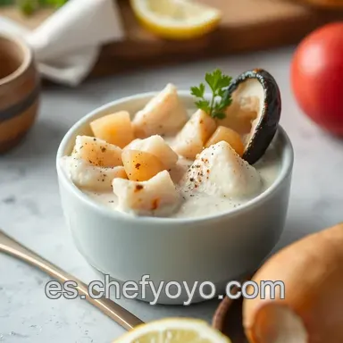 Crema de Marisco "A la Marinera": El Sabor de Casa Tarjeta de receta