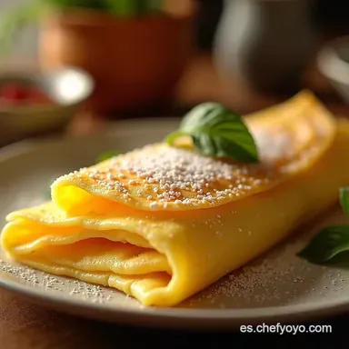 Crepes de Queso F&aacute;ciles Receta de la Abuela con un Toque Tarjeta de receta