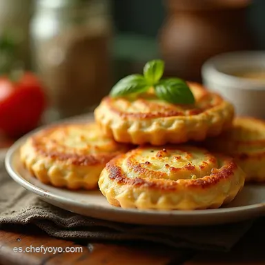 Tortitas Esponjosas Ya Desayuno Saludable y R&aacute;pido Tarjeta de receta