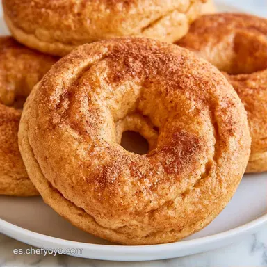 Donuts Air Fryer Saludables en 19 Minutos Tarjeta de receta