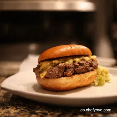 Philly Cheesesteak Recipe El Aut&eacute;ntico Sabor de Filadelfia Tarjeta de receta