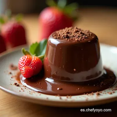 Chocolate Ganache Recipe Emmas Suave como la seda Tarjeta de receta