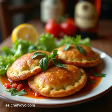 Empanadas Criollas Argentinas La Gesti&oacute;n Perfecta de Recado y Masa Tarjeta de receta